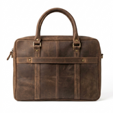 Vintage-Inspired Crazy Horse Leather Bag.
