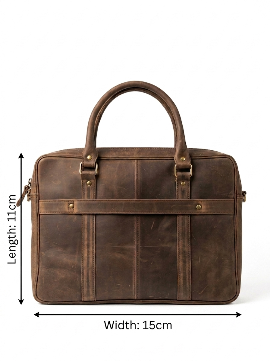Vintage-Inspired Crazy Horse Leather Bag. – MLH Store