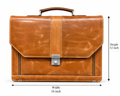 Premium Handcrafted Crazy Horse Leather Bag