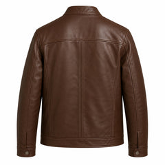 Real Leather Men's Jacket J-08