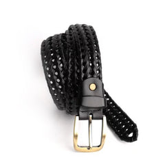 Black Premium Braided Belt